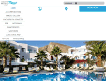 Tablet Screenshot of kastelliresort.com